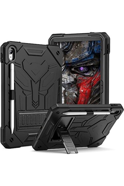 Vofolen iPad 10.9" (10th gen 2022) 360° protective kids case with pen holder, shockproof rugged stand, Tran