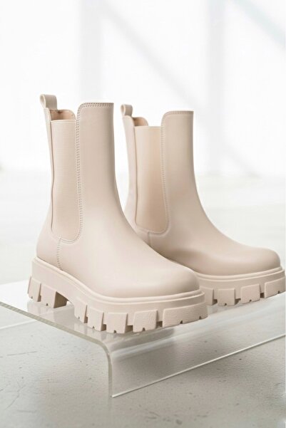 PERAMENTO Kadın Cilt Yandan Lastikli Bot