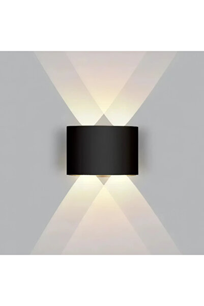 HAMER Outdoor wall-mounted gate spotlight, yellow light color