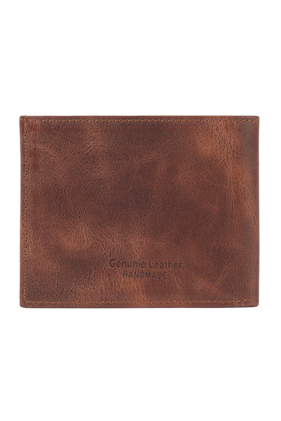 TANGCARF Genuine Leather Men's Wallet |   Astra 5218 – Tiguan Tan