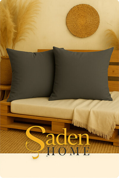 SADEN HOME HUSĂ PENTRU PERNE DE CULOARE SOLIDĂ, 2 BUCĂȚI