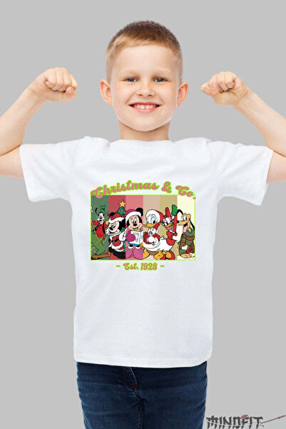 GILDAN Tricou De Craciun Copii Christmas And Co Est 1928 Baiat