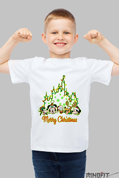 GILDAN Χριστουγεννιάτικο μπλουζάκι για παιδιά  "Χαρούμενη Παρέα στο Κάστρο " ...