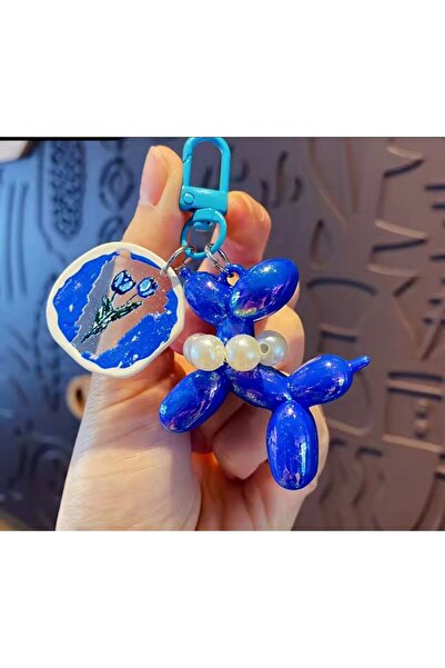 Purple Adv Breloc cu design Baloon Dog