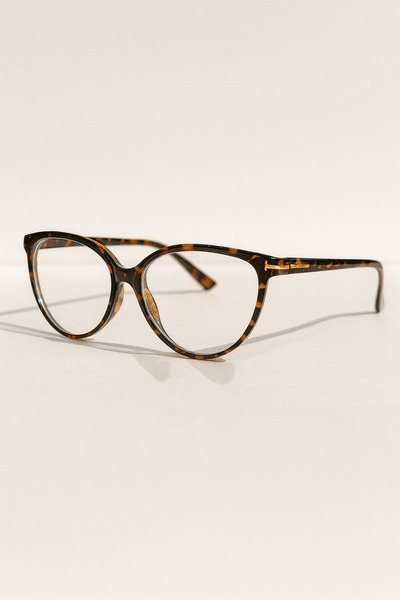 Angel Eyes Blue Light Protection Uv400 Leopard Pattern Women's Glasses