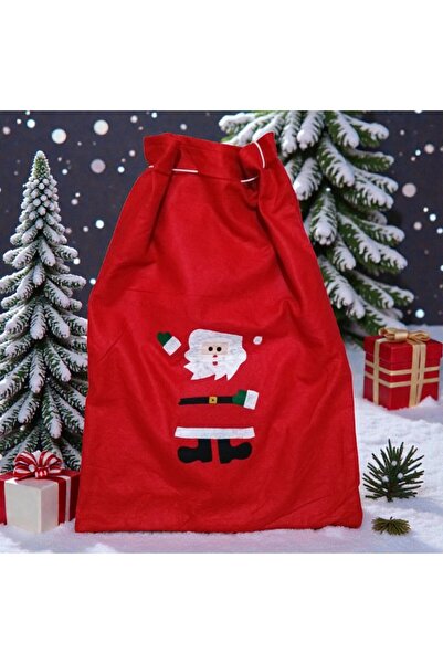 Kuzey حقيبة هدايا سانتا كلوز 70×50 سم، كيس هدايا سانتا كلوز كبير الحجم، زينة عيد الميلاد