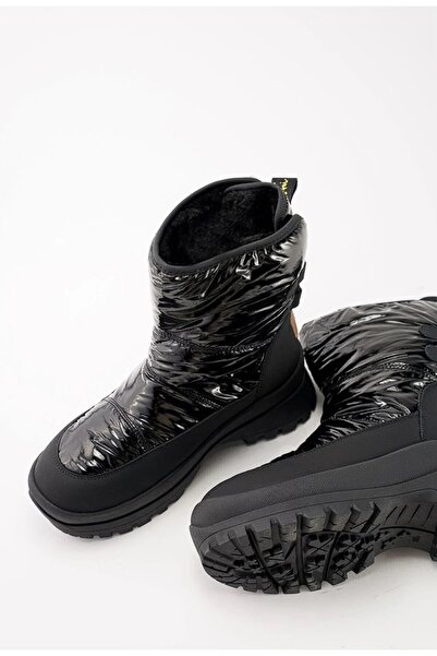 Guja 23K386-1 içi yünlü paraşüt kumaş su geçirmez yüksek taban kar botu