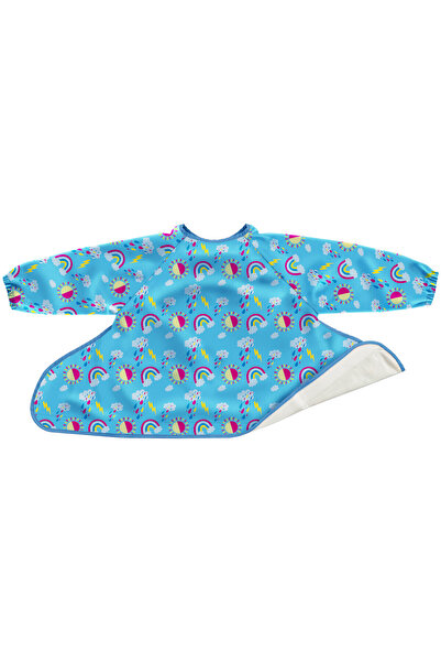 Tidy Tot Baveta cu maneci lungi - Norisori pufosi