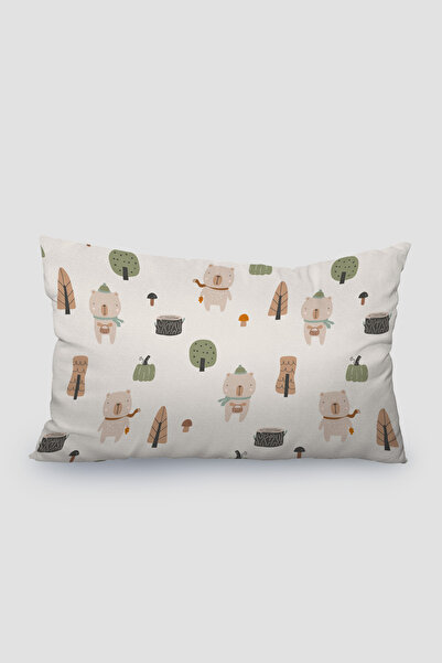 Bebemotto Piggy, Double-Sided, Velvet Fabric, Children's Baby Room Pillow Cover