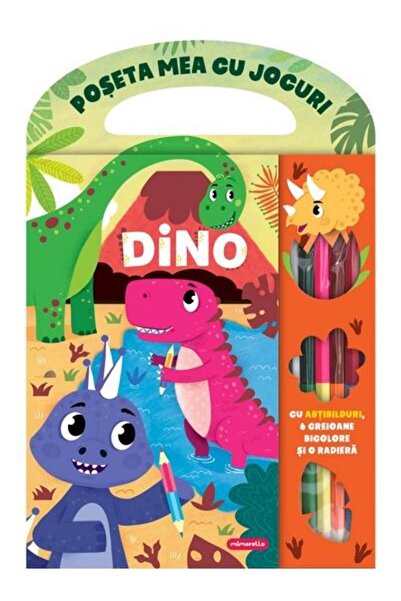 Editura Mimorello Poseta mea cu jocuri. Dinozauri