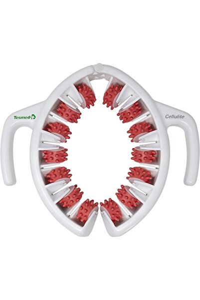 TESMED massage device with 14 converging rollers, tightens and smooths skin