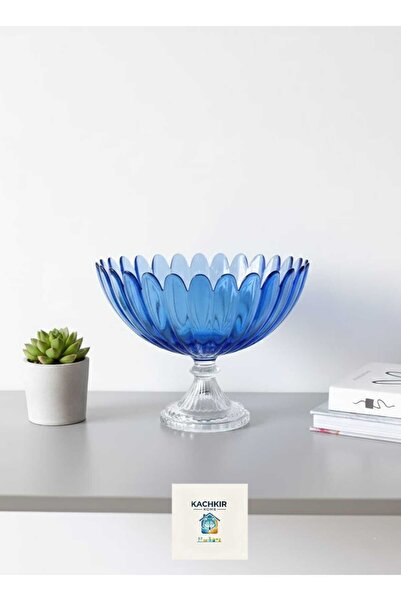 Paşabahçe Model Kase Ayaklı Sunum Cam Salata Tabağı Ev Dekoru Sofra Çeyiz