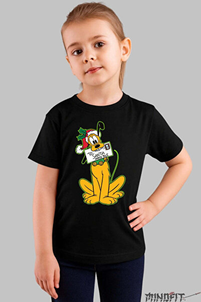 GILDAN Tricou De Craciun Copii Catelusul Cu Scrisoare Pentru Mosu Fata