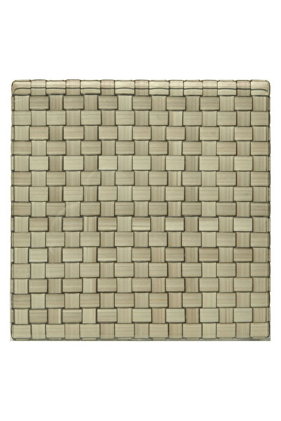 Maison Mex Garden/terrace corner table, BRAFTA, L.50 w.50 H.55 cm, natural/white