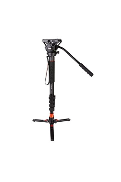 COMAN Professional monopod with quick-release plate, 360° pivoting head, adjustable 64–180 cm, 8 kg cap