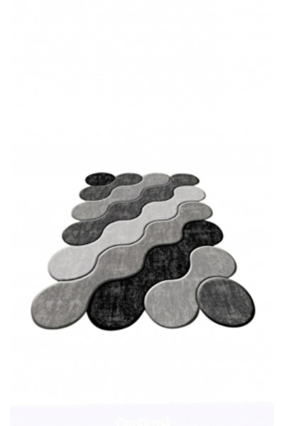TURCIA Non-slip Children's Rug 80x150cm, 120x180cm - Gray Car Track