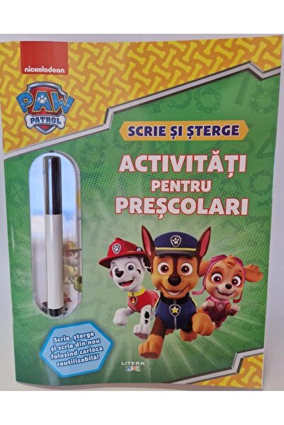 Editura Litera Patrula Catelusilor. Activitati pentru prescolari.