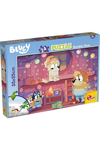 Lisciani Puzzle de colorat - Bluey si ora de povesti (24 piese)