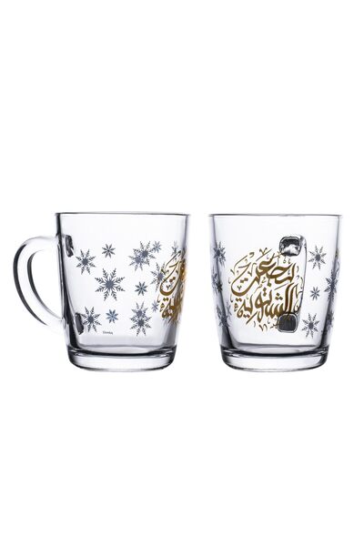 Dimlaj كوب زجاجي شتوي CB/2-ذهبي