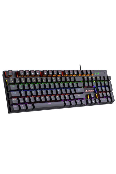 Claw's Rapidfire Red Switch Mekanik & Rainbow RGB Aydınlatma 105 Tuşlu Mekani...