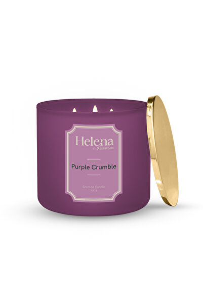 Helena Scented candle 400 G Purple Crumble