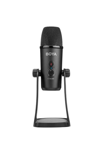 BOYA BY-PM700 USB Condenser Microphone, 16-bit/48kHz, Triple Capsule, Black