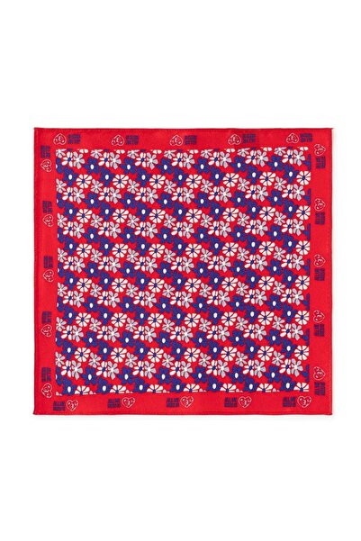 All We Need Is Pets July Mood Red Silk Bandana for Cats Dogs and Pet Lovers