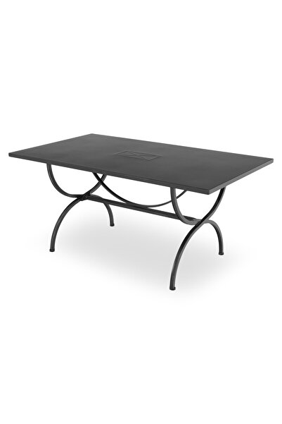 Maison Mex Rectangular garden/terrace table, MEDICI, L.160 l.90 H.74 cm, black