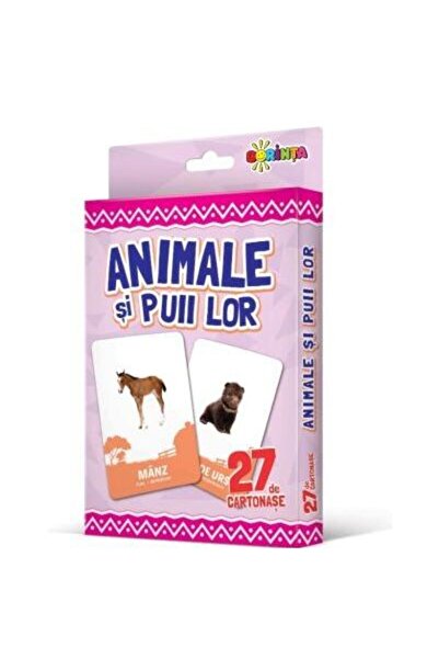 Editura Dorinta 27 de cartonase. Animale si puii lor