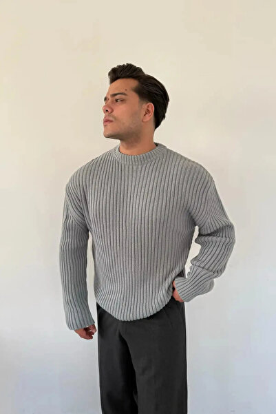 New Deux Men's Oversize Basic Sweater