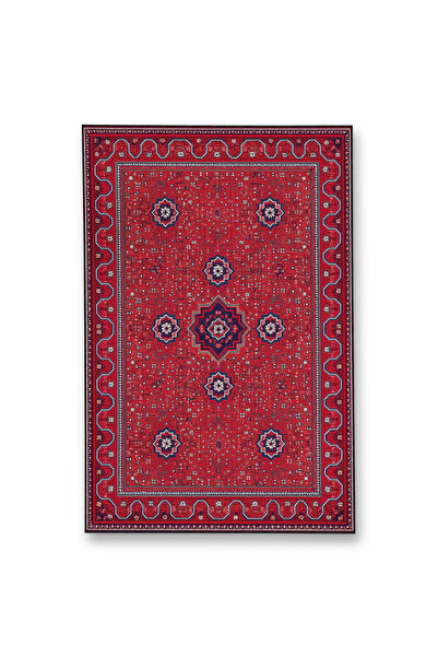 Rugs Modern Halı MOSSO Παραδοσιακό Θεματικό Σχέδιο Υφαντό Χαλί με Βάση Vintag...