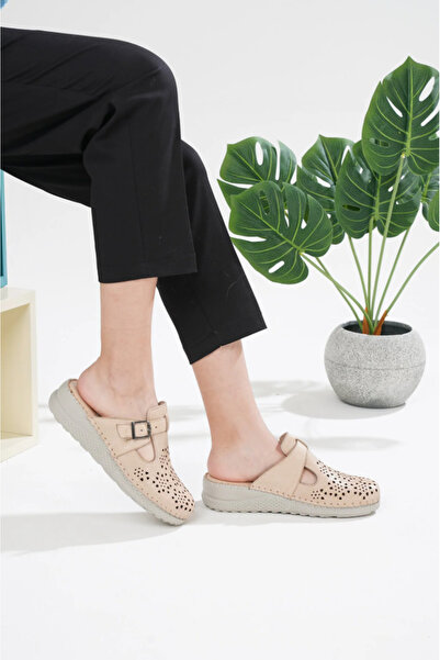 Cozi company Orthopedic Leather Sabo Slippers Are Suitable for Heel Spurs and Bone Protrusions