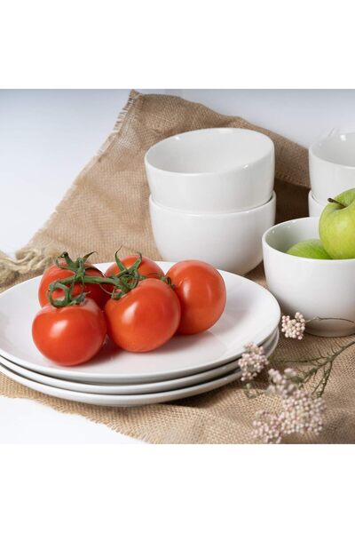 Generic Insiya 12-piece Porcelain Dinnerware Set for 4 - White