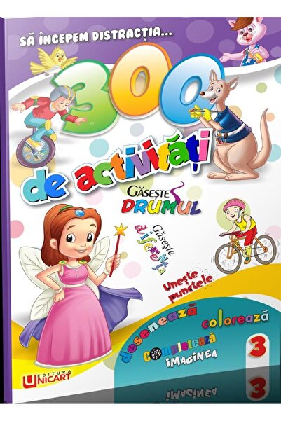 Editura Unicart 300 de activitati. Cartea 3