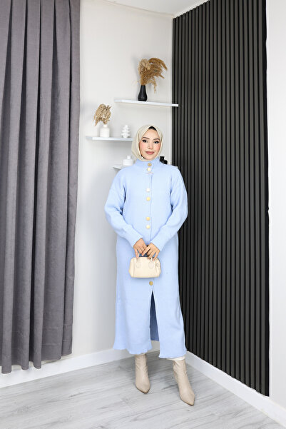 sorisso Knitwear Dress, Long, Button Detail