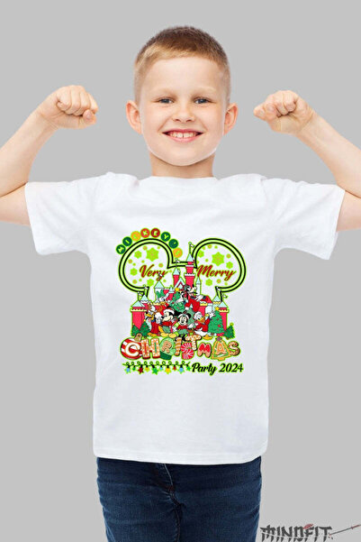 GILDAN Tricou Craciun Copii Mickey Mouse Party 2024 Baiat