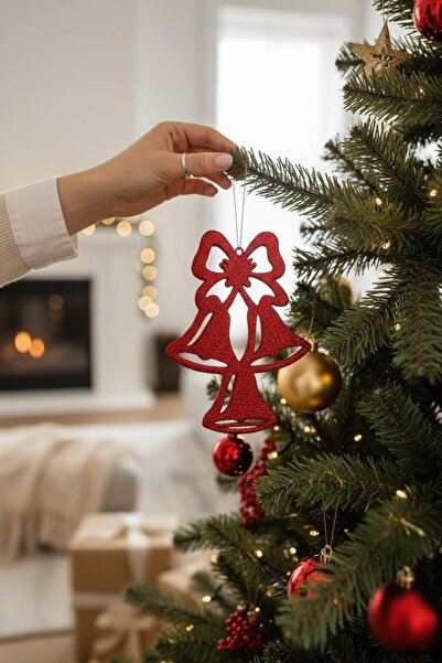 Cadde Süs Ornament de Anul Nou tematic clopot 6 bucăți ornament