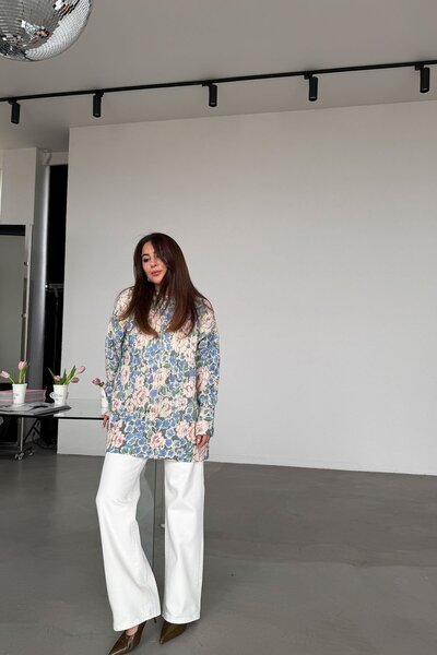 Özge Özgenç Bird's Eye Tie-Dye Jean