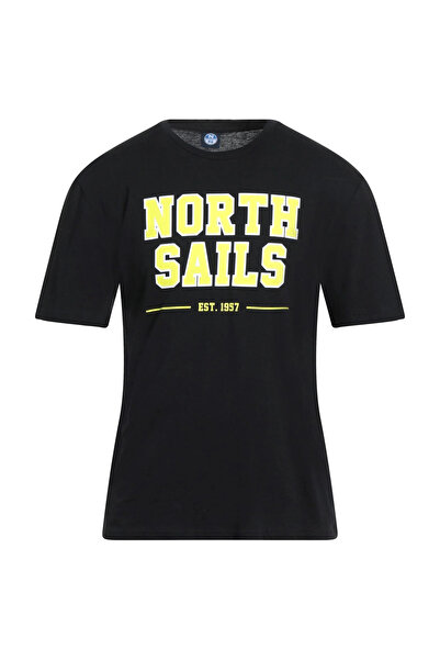 North Sails Men's Black Cotton T-Shirt (Size S)