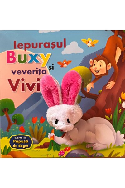 Editura Flamingo GD Iepurasul Buxy si vevetita Vivi. Carte cu papusa d