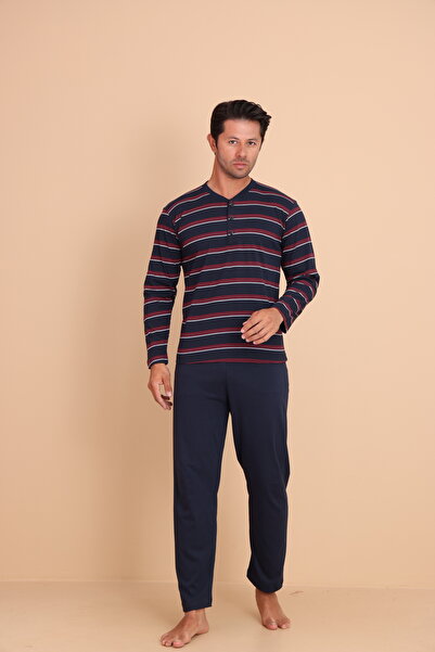 Redline Brink Regular Black Men's Long Sleeve Pajama Set