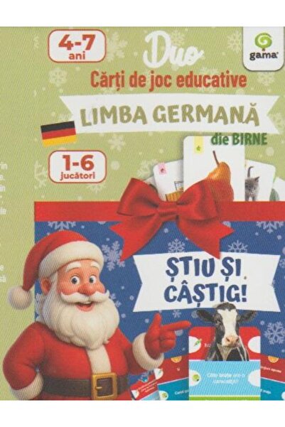 Editura Gama Limba germana - Stiu si castig! Carti de joc educa