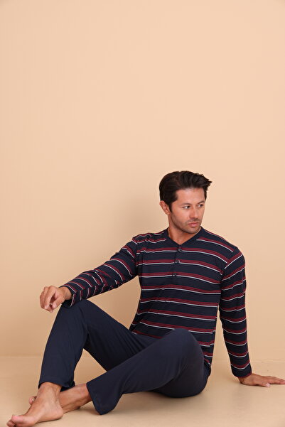 Redline Brink Regular Black Men's Long Sleeve Pajama Set