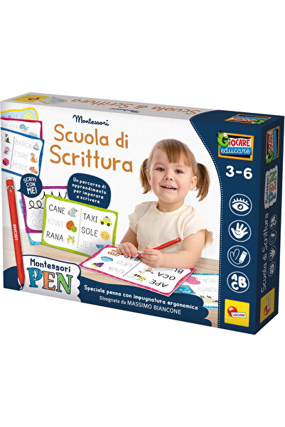 Lisciani Montessori Game - Writing School (Italian)
