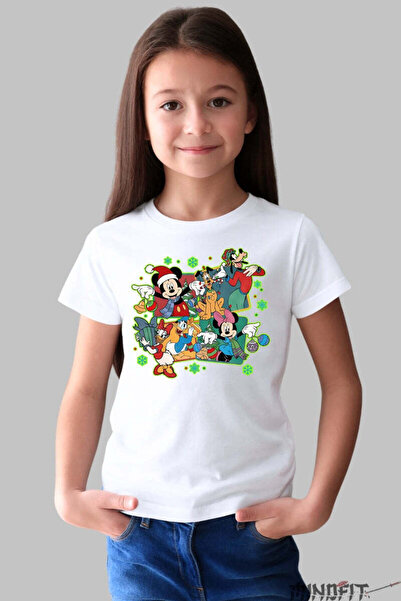 GILDAN Tricou De Craciun Copii Gasca Disney In Sarbatoare Fata