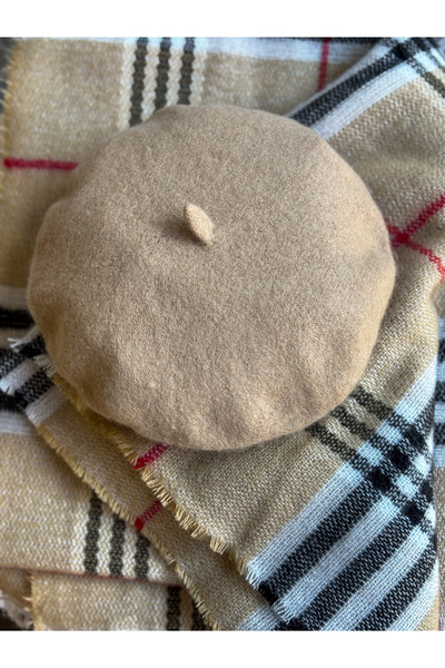 CAP BROS Ressam Beresi and Puffy Kaşkol Set Two-In-One