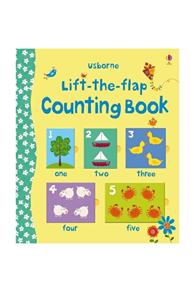 Usborne LIFT THE FLAP COUNTING BOOK, Usborne, + 6 μήνες