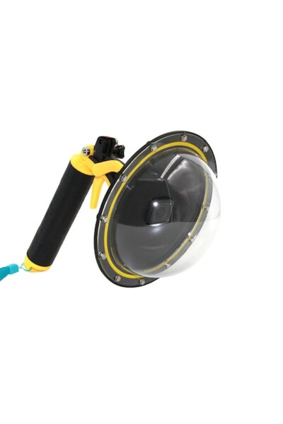 TELESIN Carcasă subacvatică tip dom pentru GoPro Hero 5/6/7/2018, impermeabil...