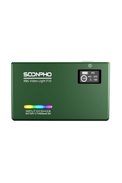 SOONPHO LED постоянна RGB светлина, регулируема 2500-8500K, батерия 4000mAh