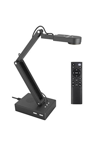 kitchbai A3 Document Camera Scanner 12MP 4K (38403120) 30FPS 9 Zoom Remote Control Dual Microphone